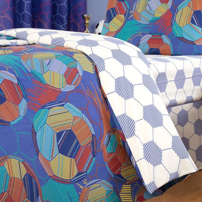 JUNIOR BED DUVET COVER Football Champion
