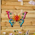 Pink & Blue Butterfly Wall Art