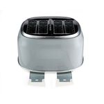 SALTER RETRO GREY CURVED BODY 4 Slice Toaster
