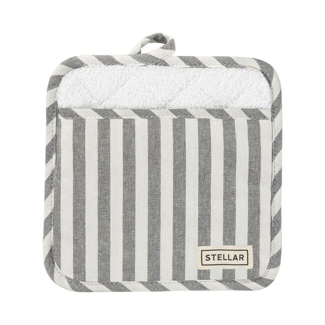 Stellar Pot Holder - Grey Stripe