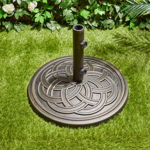 Round Celtic Antique Parasol Base 12.5kg