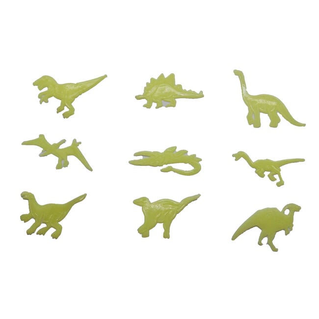 Glow In The Dark Dinosaur Stick-Ons
