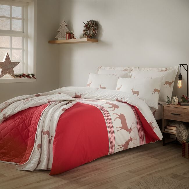 SINGLE DUVET COVER Brushed Cotton Hart