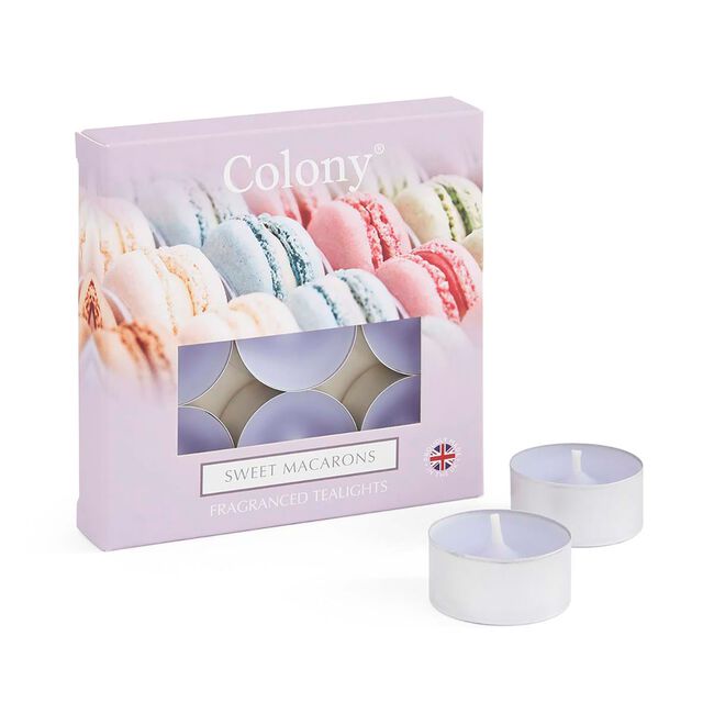 Colony 9 Scented Tealights - Sweet Macarons