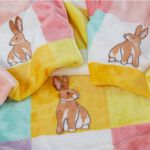 Blossom Lane Spring Blocks Throw 150cm x 200cm 