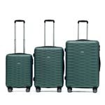LARGE Lightweight Hardshell Luggage - Forest Green