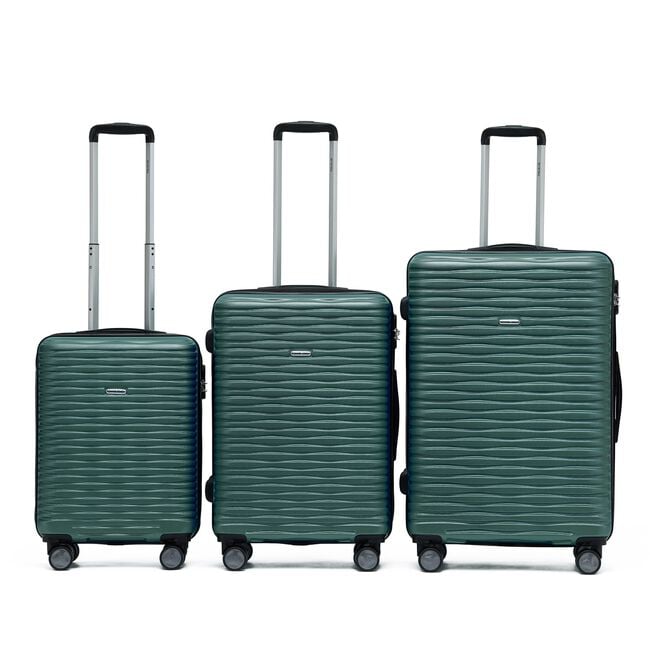LARGE Lightweight Hardshell Luggage - Forest Green