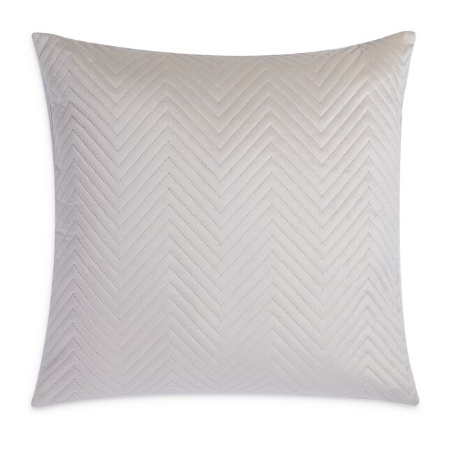 TRIANGLE STITCH OYSTER 58x58 Cushion