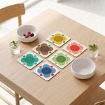 Orla Kiely Atomic Flower Coasters 6Pk