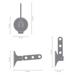 Brabantia Clothes Hanger with Suction Cup