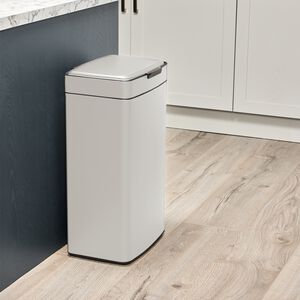 NORDHAUS 40L BEIGE RECTANGLE PUSH Bin