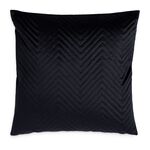 TRIANGLE STITCH BLACK 58x58 Cushion