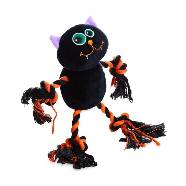 Halloween Cat Plush & Rope Toy