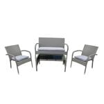 Sicily 4 Piece Rattan Sofa Set
