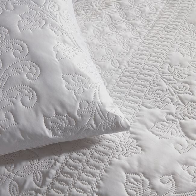 SINGLE DUVET COVER Serene Avery Stripe White