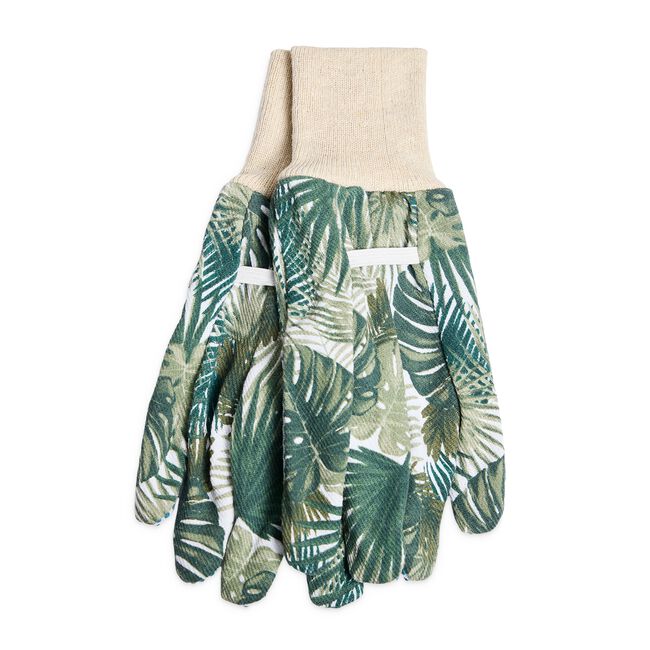 Patterned Cotton Gardening Gloves