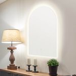 Arched LED Backlit Mirror