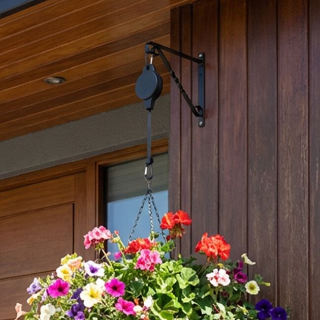 Easy Reach Pulley for Hanging Baskets