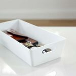 Studio 2.01 Rectangular Basket Ice White