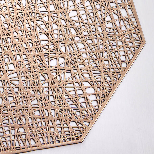 Hexagon Placemat - Gold