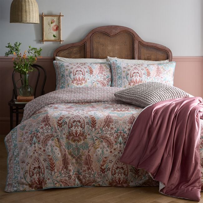 DOUBLE DUVET COVER Appletree Floral Damask