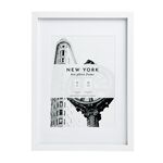 A4 NEW YORK WHITE Photo Frame