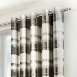FUSION BALMORAL CHECK SLATE 66X54 Curtain 
