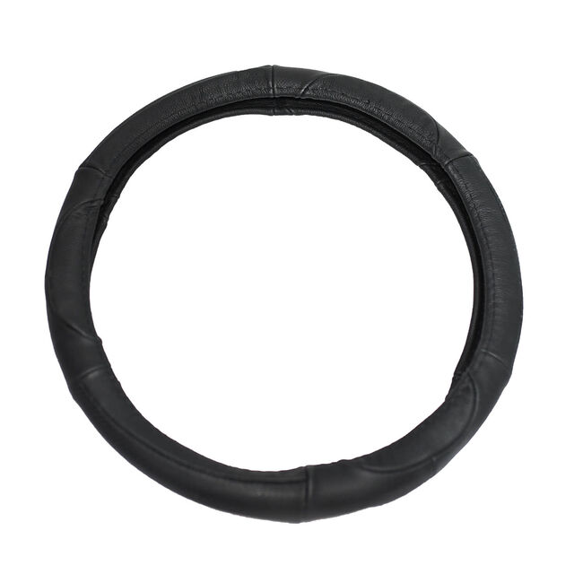 Luxury Leather Steering Wheel Cover