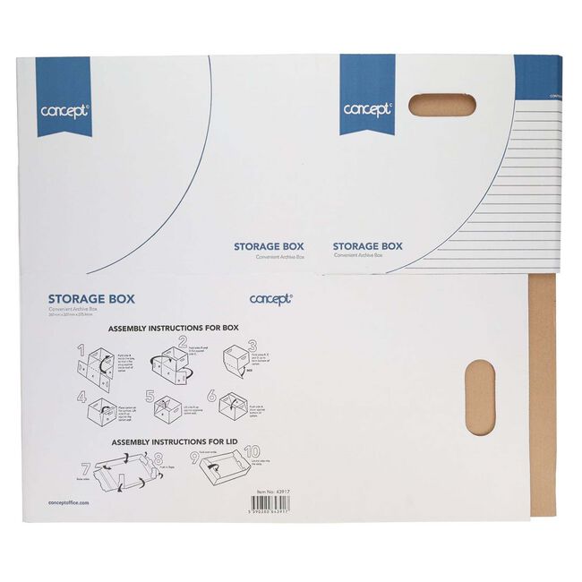 Concept Archive Storage Box - Blue