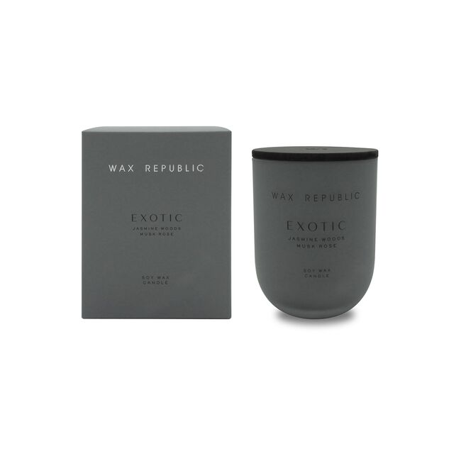 Wax Republic Exotic Jasmine Woods Large Candle Home Store + More