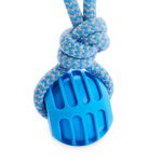 Small Dog & Puppy Rubber & Rope Tug Toy - Assorted