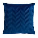 Triangle Stitch Cushion 58x58cm - Navy