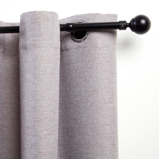 ROOM DARKENING EXTENDABLE BALL 120-210cm Black