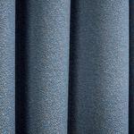 BLACKOUT & THERMAL BOUCLE NAVY 66x54 Curtain