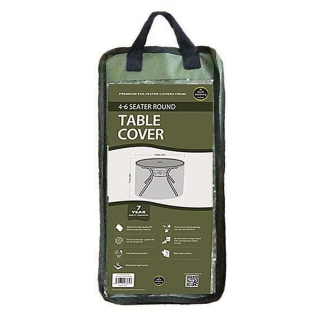 160GSM Garland Round Garden Table Cover 128cmx71cm