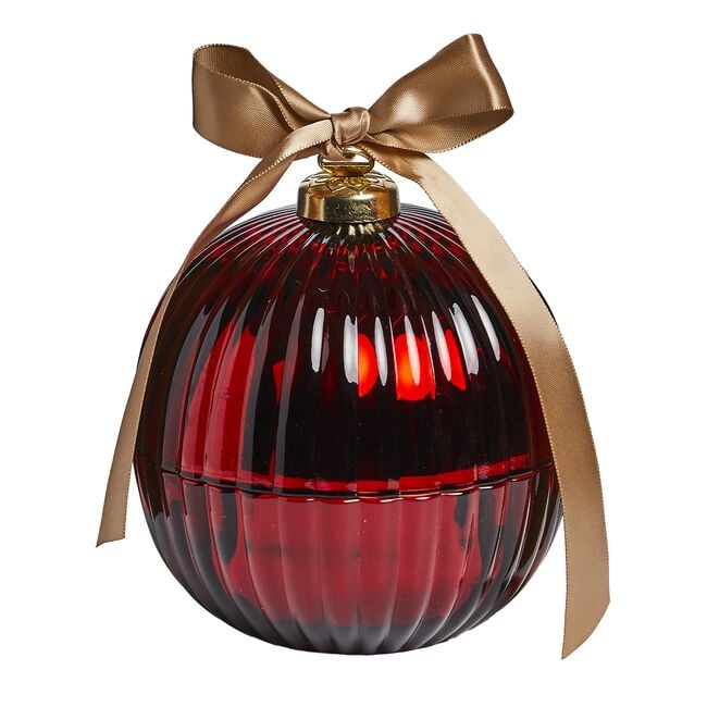 Ambianti Christmas Bauble Red 170g Candle