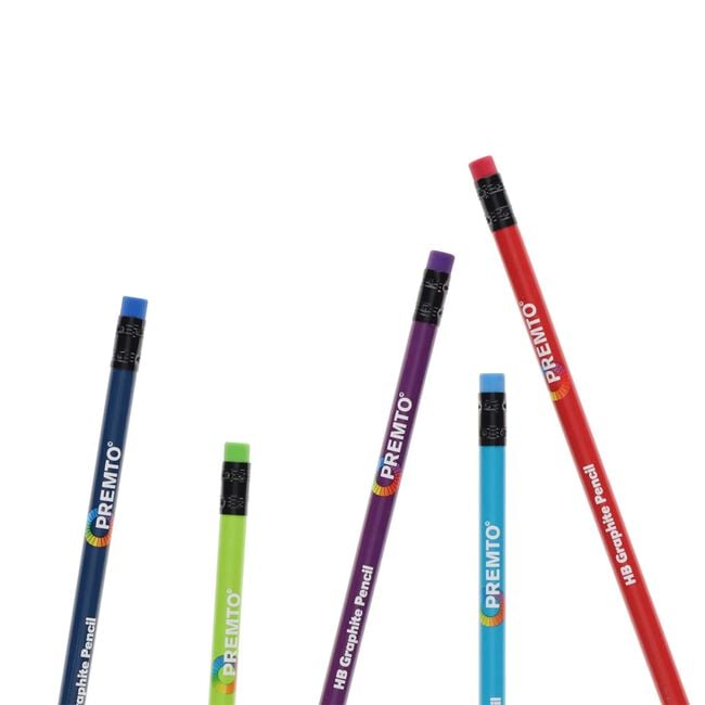 Premto HB Pencils With Eraser Tip - Pack Of 5