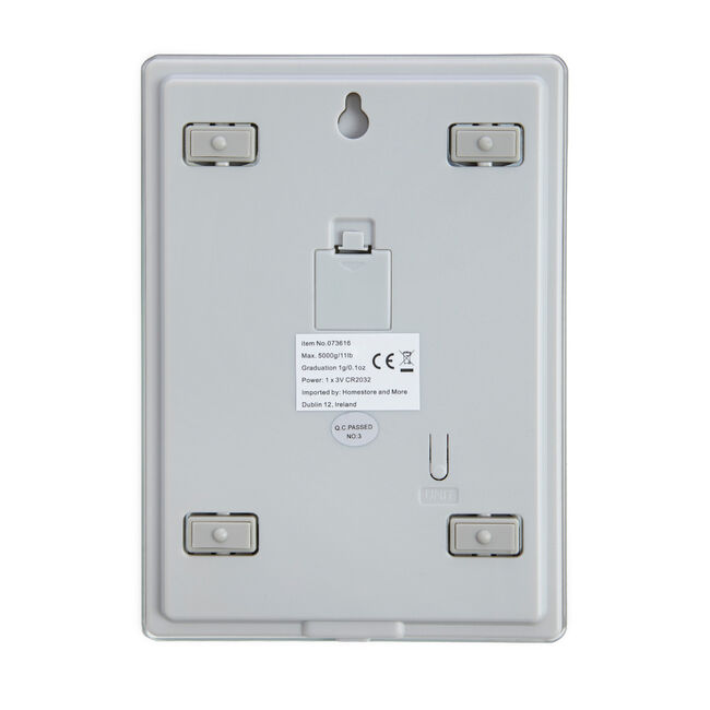 Camry S/Steel Rectangular Digital Kitchen Scale 