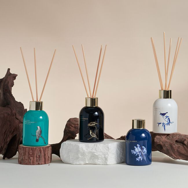 Ambianti Chinoiserie Mint Eucalyptus Reed Diffuser