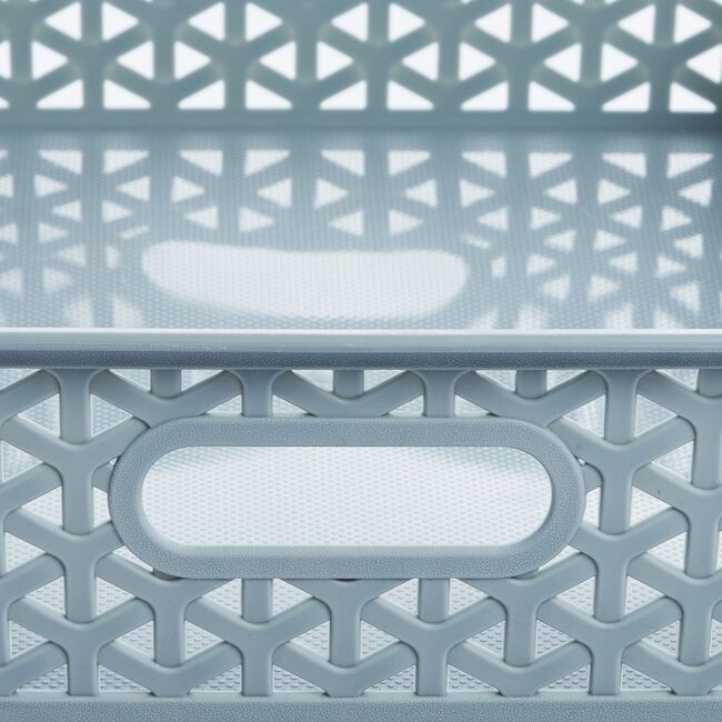 Geometric Basket 6.5L - Mint