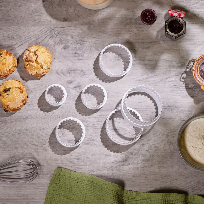 Tala Plastic Reversible Pastry Cutters 6 Pack