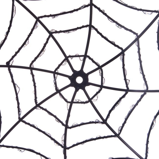 Set of 4 LED Spiderweb Silhouette Path Lights