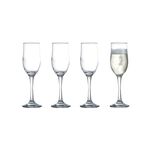 Ravenhead Tulip 200ml Flute Glass Set Of 4