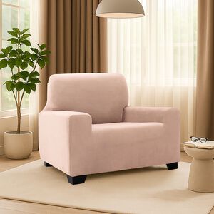 REGAL MILLS EASYSTRETCH CREAMA NATURAL Armchair Cover