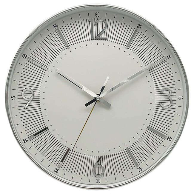 NOVA 30cm WHITE Wall Clock 