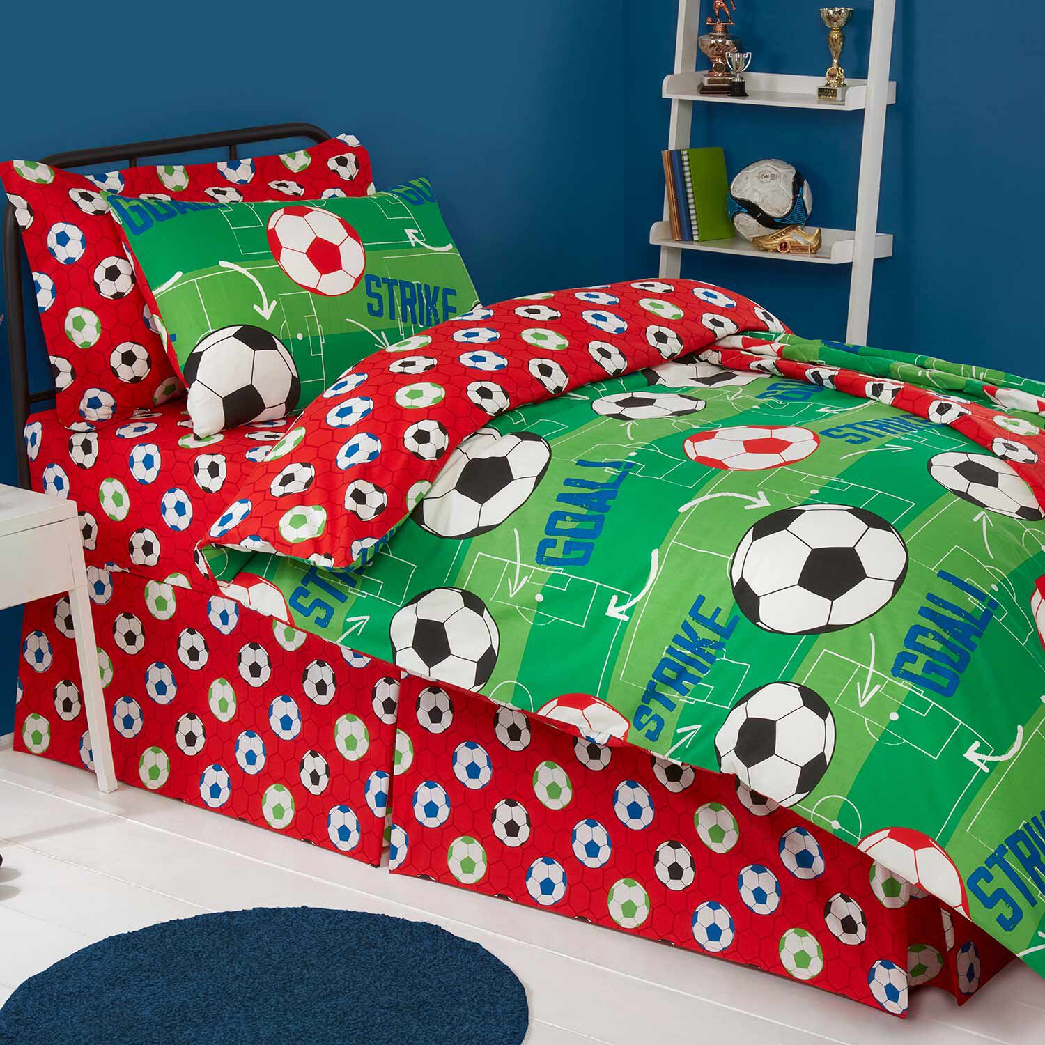 Childrens football bedding top