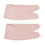 NIGHTSHADE TEXTURED ROSE PAIR Tiebacks