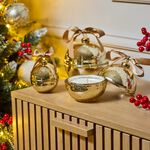 Ambianti Christmas Bauble Gold 310g Candle
