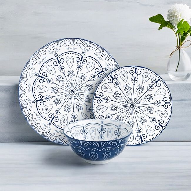 Abney & Croft Moroccan 12 Piece Dinner Set