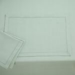 Dobby Stitch Duck Egg 2PK Placemat